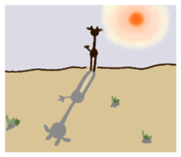 Life of cute giraffe.7th. sticker #6061484