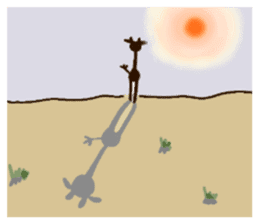 Life of cute giraffe.7th. sticker #6061484