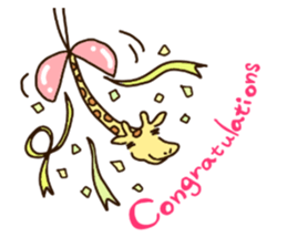 Life of cute giraffe.7th. sticker #6061485