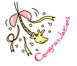 Life of cute giraffe.7th. sticker #6061485