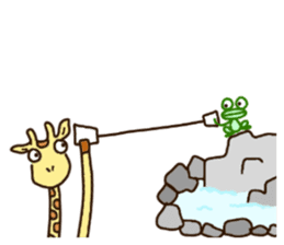 Life of cute giraffe.7th. sticker #6061487