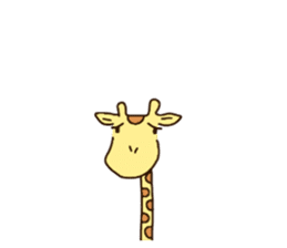 Life of cute giraffe.7th. sticker #6061491