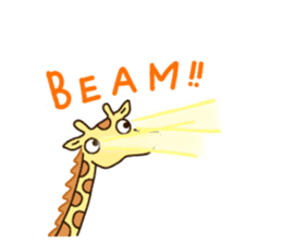 Life of cute giraffe.7th. sticker #6061494