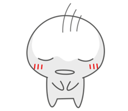 Fairy of rice cake Motchi. sticker #6062941