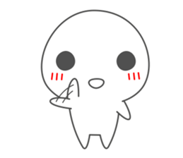 Fairy of rice cake Motchi. sticker #6062943