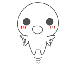 Fairy of rice cake Motchi. sticker #6062946