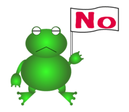 Lovely frog sticker #6062977