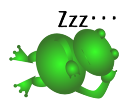 Lovely frog sticker #6062979