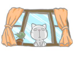 "Peco" of the cat sticker #6063092