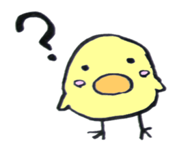 Japanese greeting(by chick) sticker #6064598