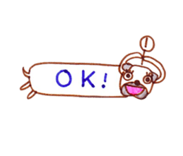 The balloon of the two-choice of animal. sticker #6064742