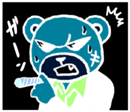 bear yakuza sticker #6064833