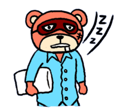 bear yakuza sticker #6064845