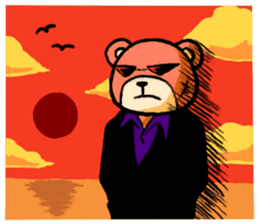 bear yakuza sticker #6064854