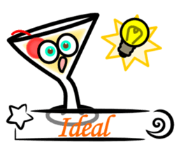 Cocktail language sticker #6065056