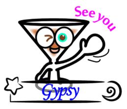 Cocktail language sticker #6065067