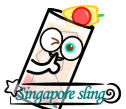 Cocktail language sticker #6065068