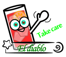 Cocktail language sticker #6065086