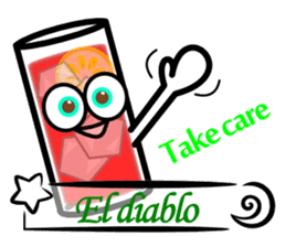 Cocktail language sticker #6065086