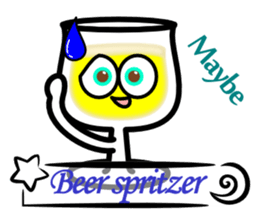 Cocktail language sticker #6065090