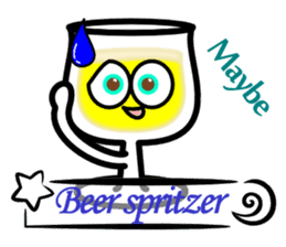 Cocktail language sticker #6065090