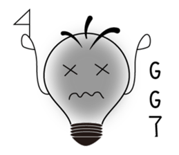 Bulbs boy - lighting changes mood sticker #6065226