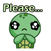 Turtle baby sticker #6065464