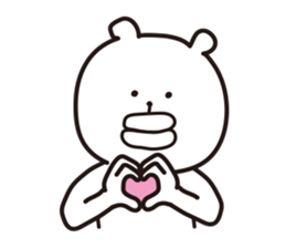 big lips bear2 sticker #6065542