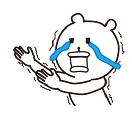 big lips bear2 sticker #6065547