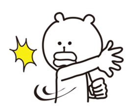 big lips bear2 sticker #6065552