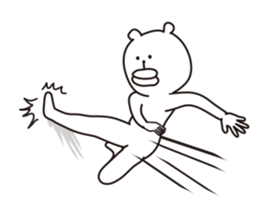 big lips bear2 sticker #6065554