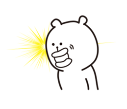 big lips bear2 sticker #6065556