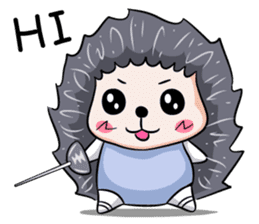 Foil(little hedgehog) sticker #6065896