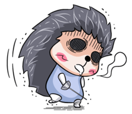 Foil(little hedgehog) sticker #6065928