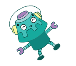 Robot My Friend sticker #6066459