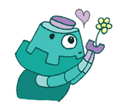Robot My Friend sticker #6066466
