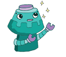 Robot My Friend sticker #6066467