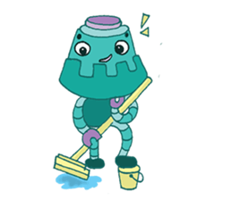 Robot My Friend sticker #6066473