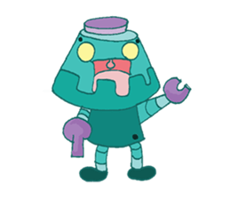 Robot My Friend sticker #6066478