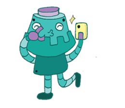 Robot My Friend sticker #6066481