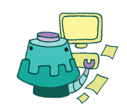 Robot My Friend sticker #6066493