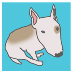 selfish bullterrier