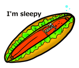 Alien Hot Dog star sticker #6066616