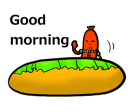 Alien Hot Dog star sticker #6066617
