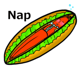 Alien Hot Dog star sticker #6066619