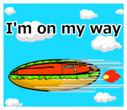 Alien Hot Dog star sticker #6066624