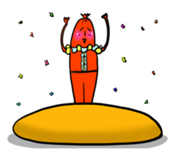 Alien Hot Dog star sticker #6066628