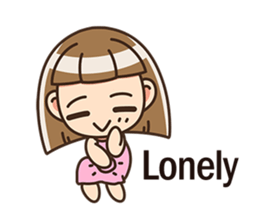 The cute little girl(Happy Father's Day) sticker #6066664