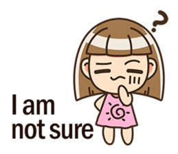 The cute little girl(Happy Father's Day) sticker #6066689