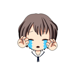 It is common Hiroshima girl sticker #6066700